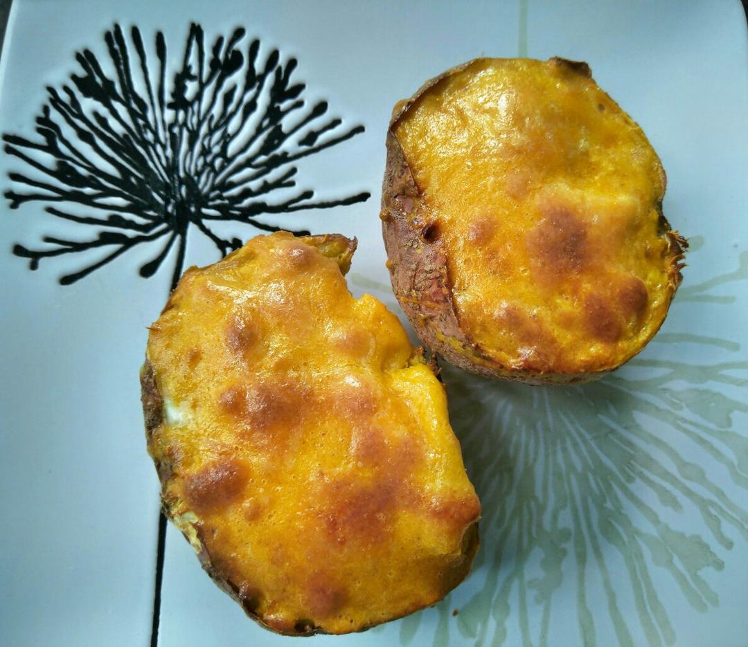 芝士奶油焗红薯