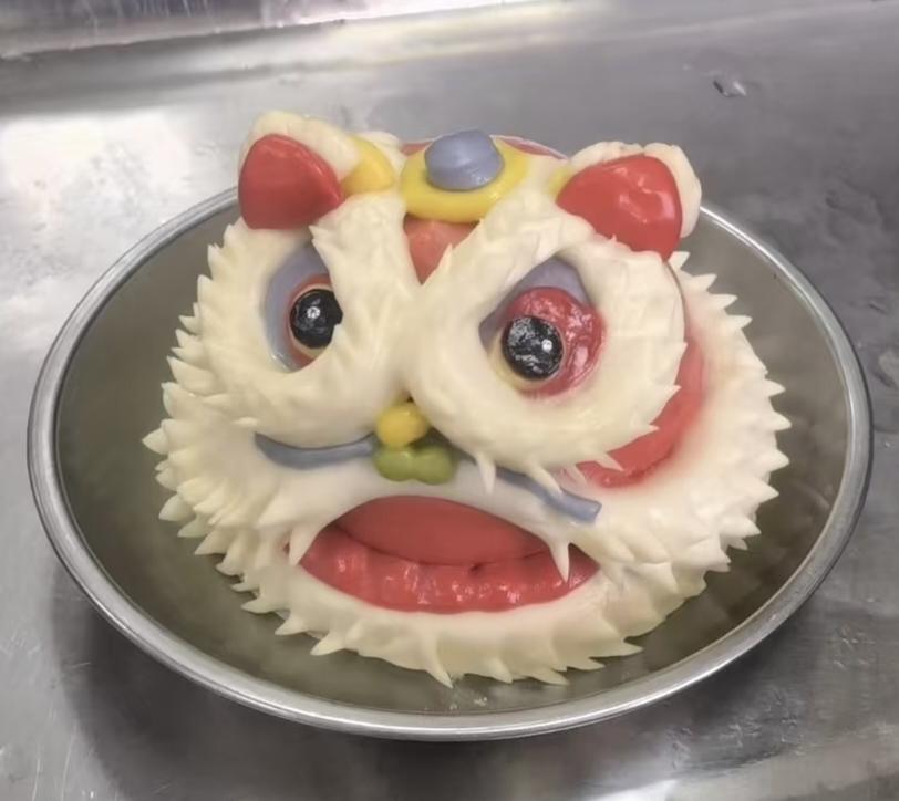 🧨潮·国粹｜萌·醒狮馒头