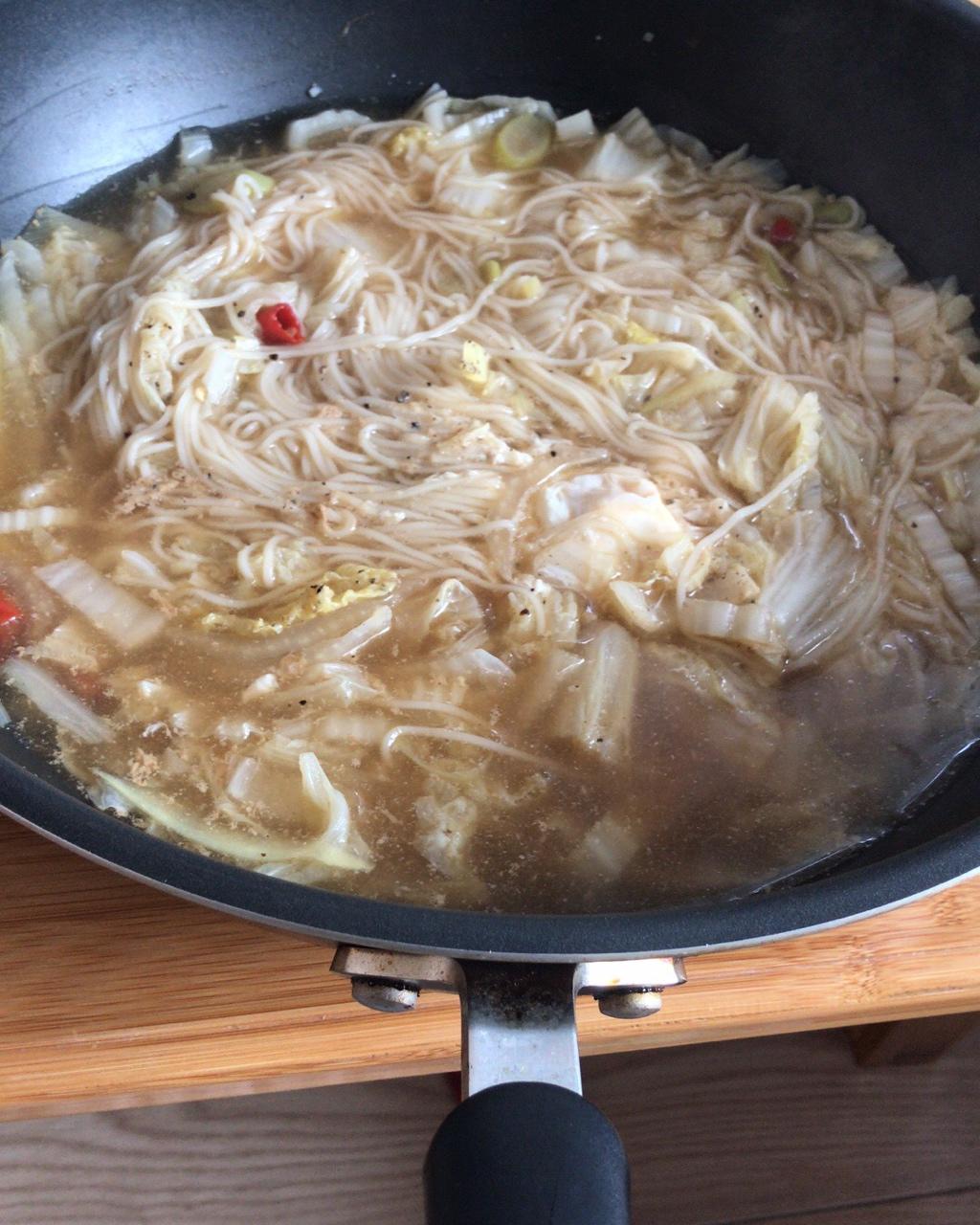 娃娃菜炝锅面