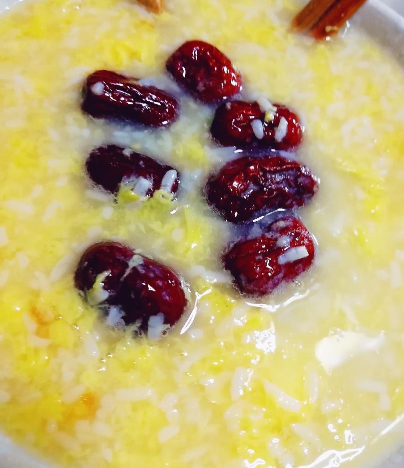 甜酒糍粑蛋花汤