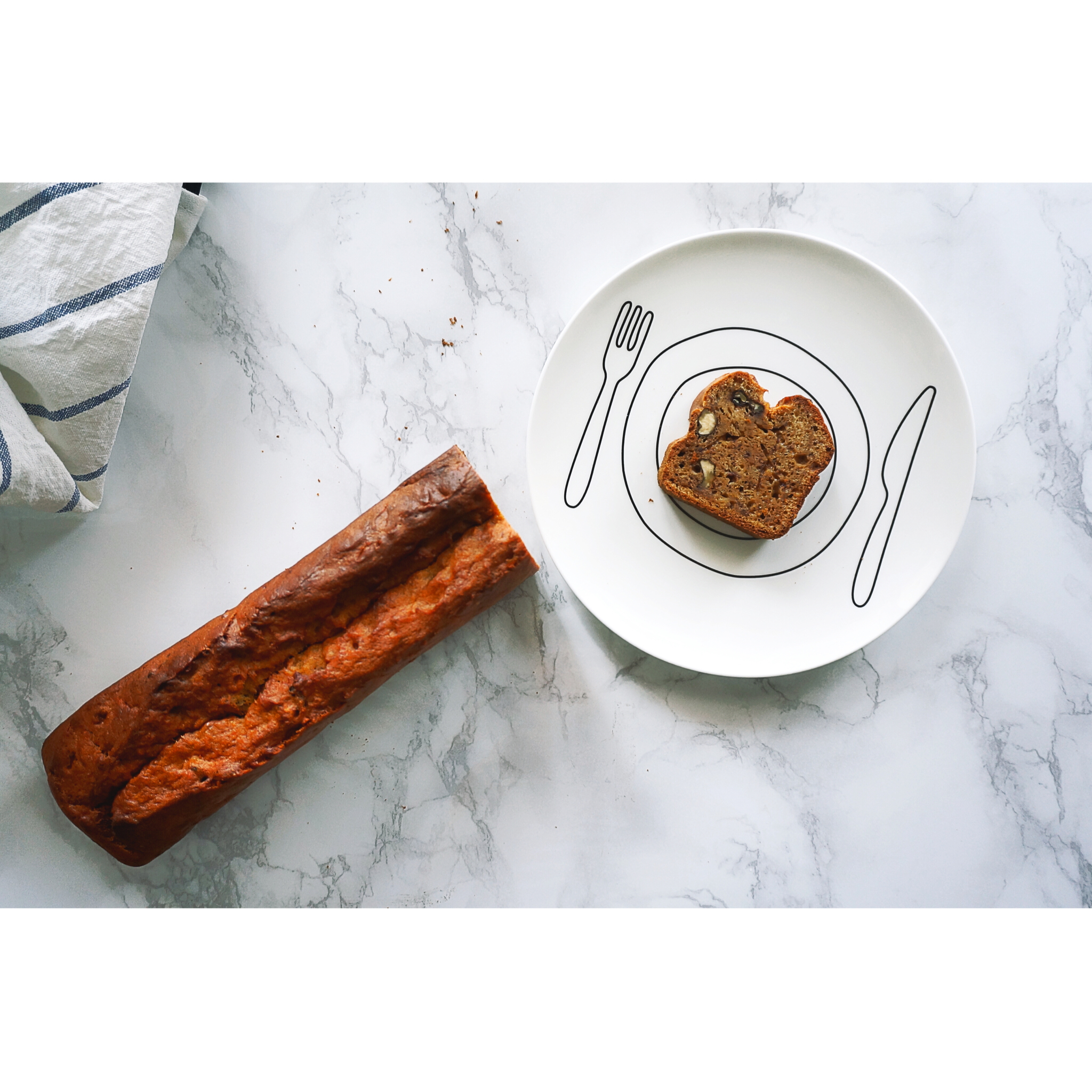 星巴克香蕉核桃蛋糕（Banana loaf）