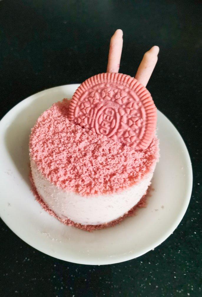 免烤箱！免打发！樱花奥利奥慕斯