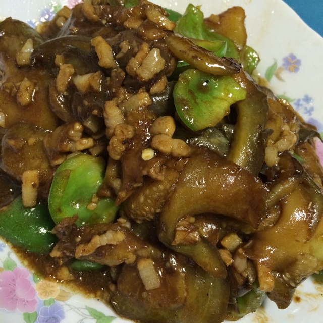 酱香肉末烧茄子