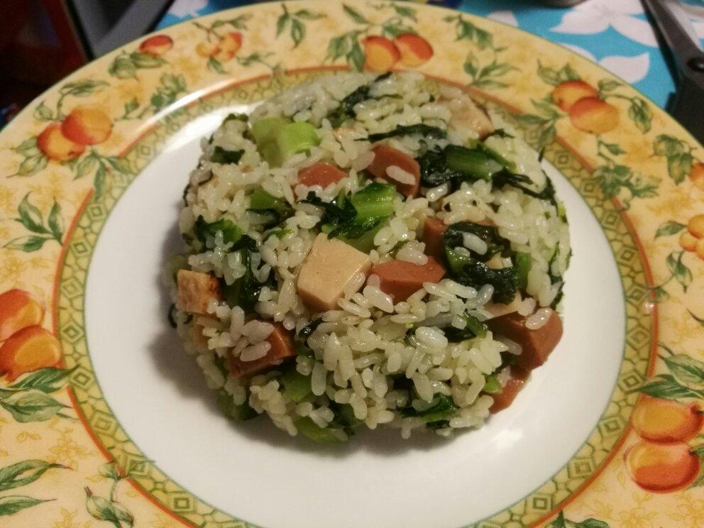 莴苣叶菜饭
