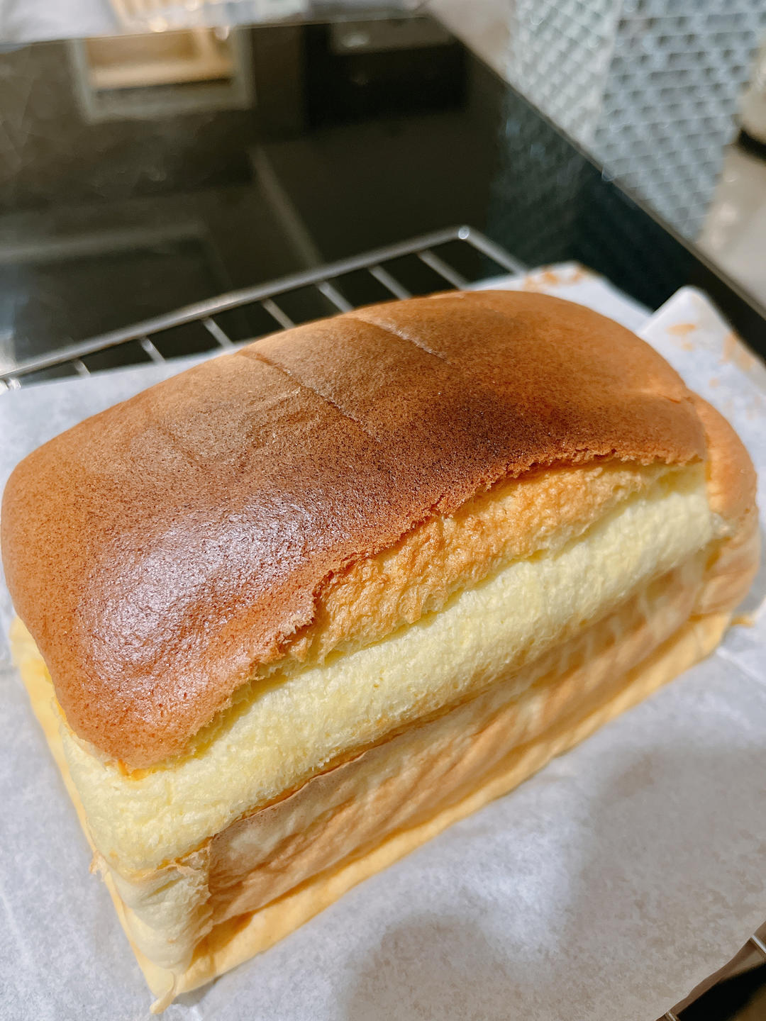 堪比柯基屁股
爆浆芝士🧀古早蛋糕