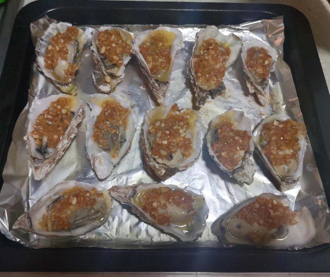 烤生蚝