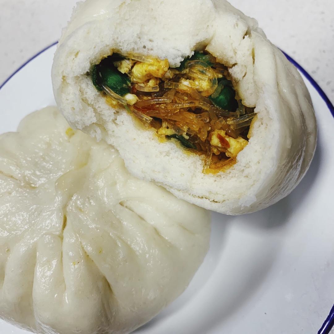 香辣鸡蛋粉丝包