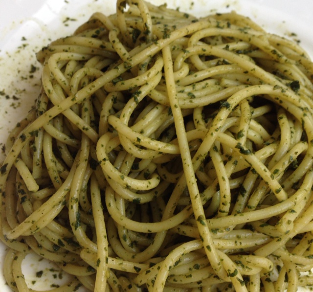 苏子叶青酱意面