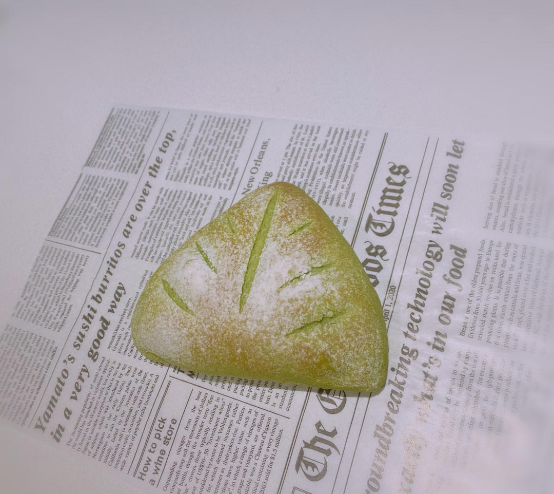 小美版抹茶红豆乳酪软欧包
