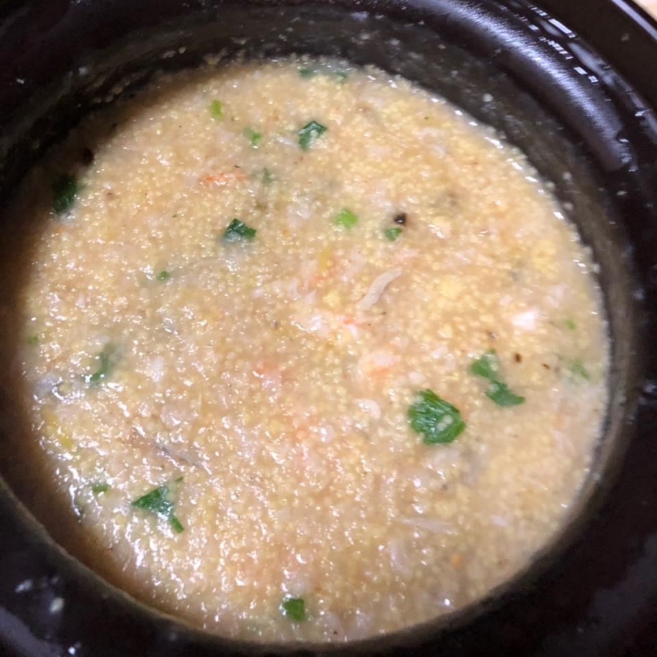 海参小米粥