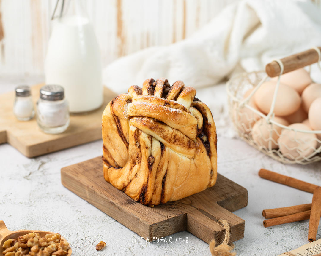秋冬季必做吐司！红糖肉桂吐司！