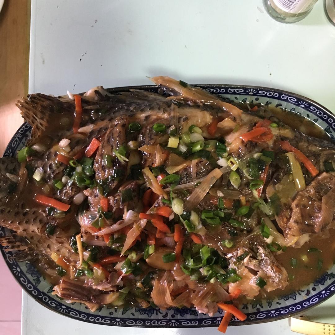 手机用户6011kn4h做的红烧福寿鱼