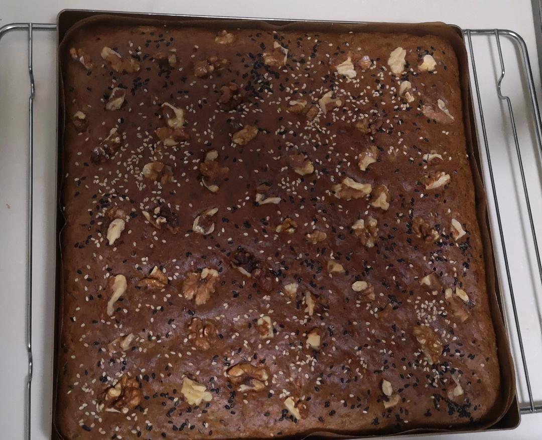 香蕉核桃蛋糕（低油少糖健康版）