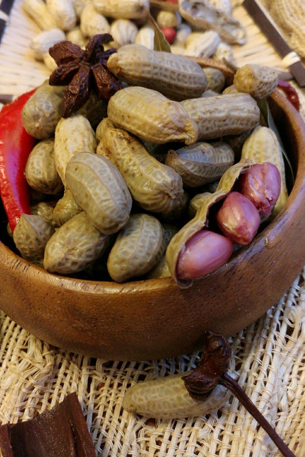 小芳漫生活之烘焙时光做的水煮五香花生