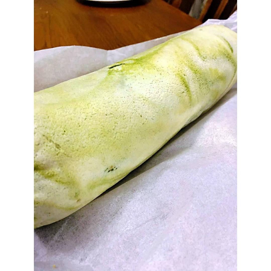 梦幻春天抹茶蛋糕卷