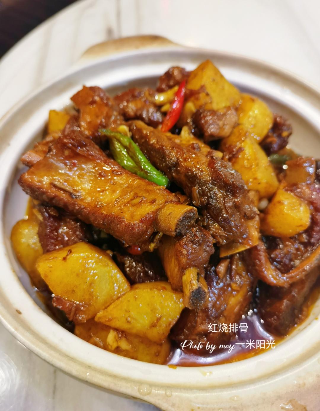 糖醋味的红烧排骨
