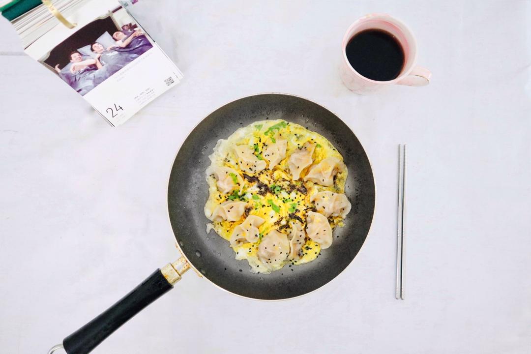懒人快手抱蛋煎饺