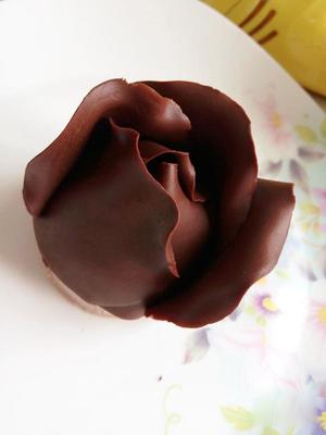 巧克力玫瑰芝士蛋糕的做法 步骤6