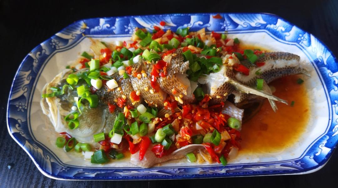 🌶️剁椒鲈鱼🐟微辣鲜香㊙️满腹❤️机