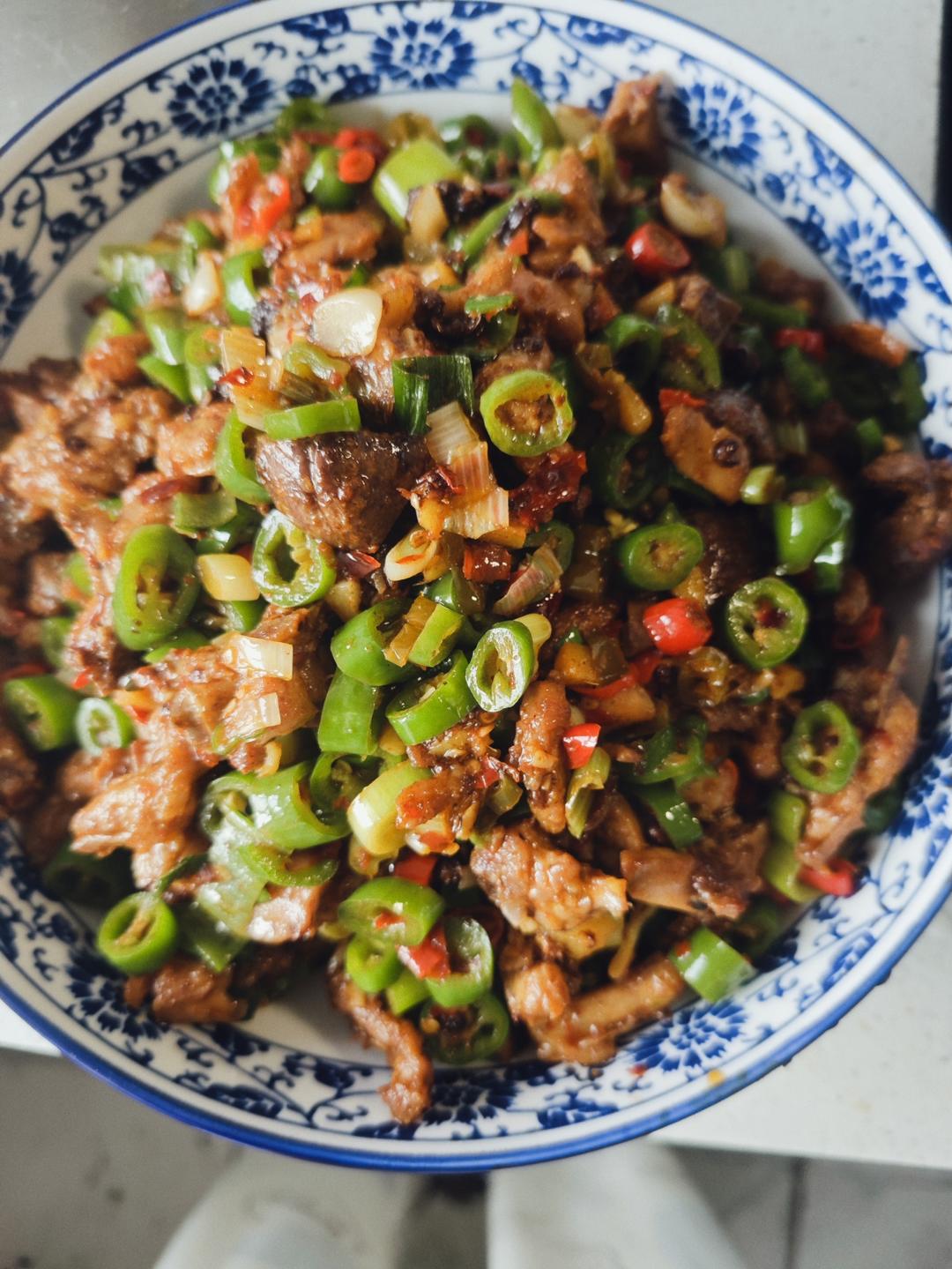 双椒兔丁（重口味江湖菜）