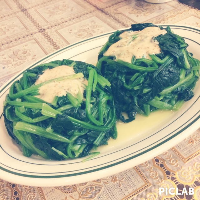 日式芝麻碎拌菠菜