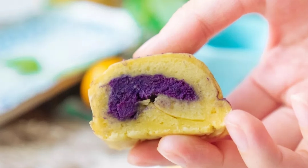鸡蛋紫薯卷的做法