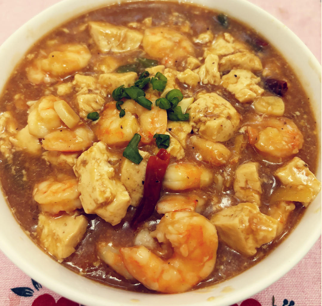 虾仁豆腐