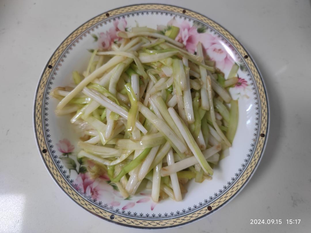 清炒韭黄