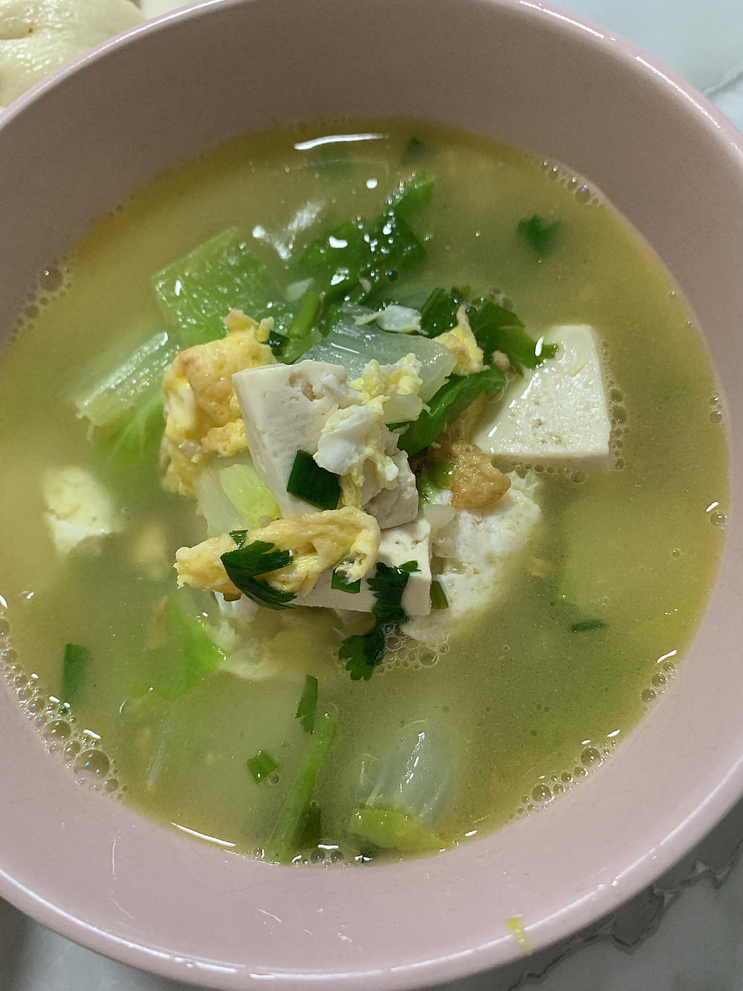 白菜豆腐汤