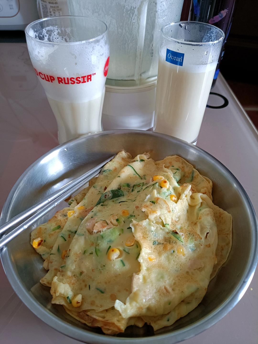 鸡蛋南瓜饼