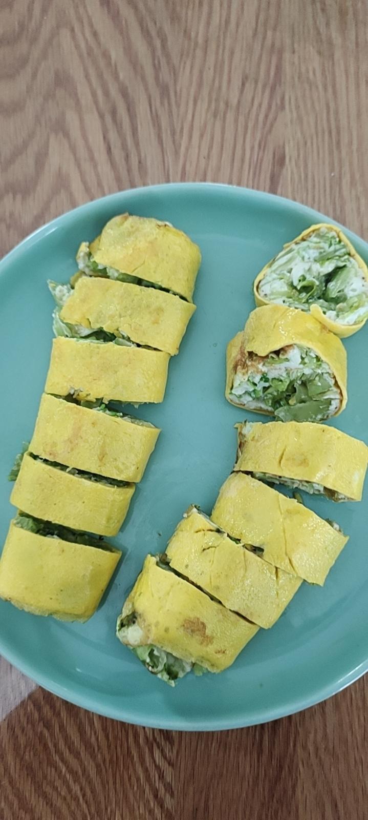 低卡生菜鸡蛋卷🥬