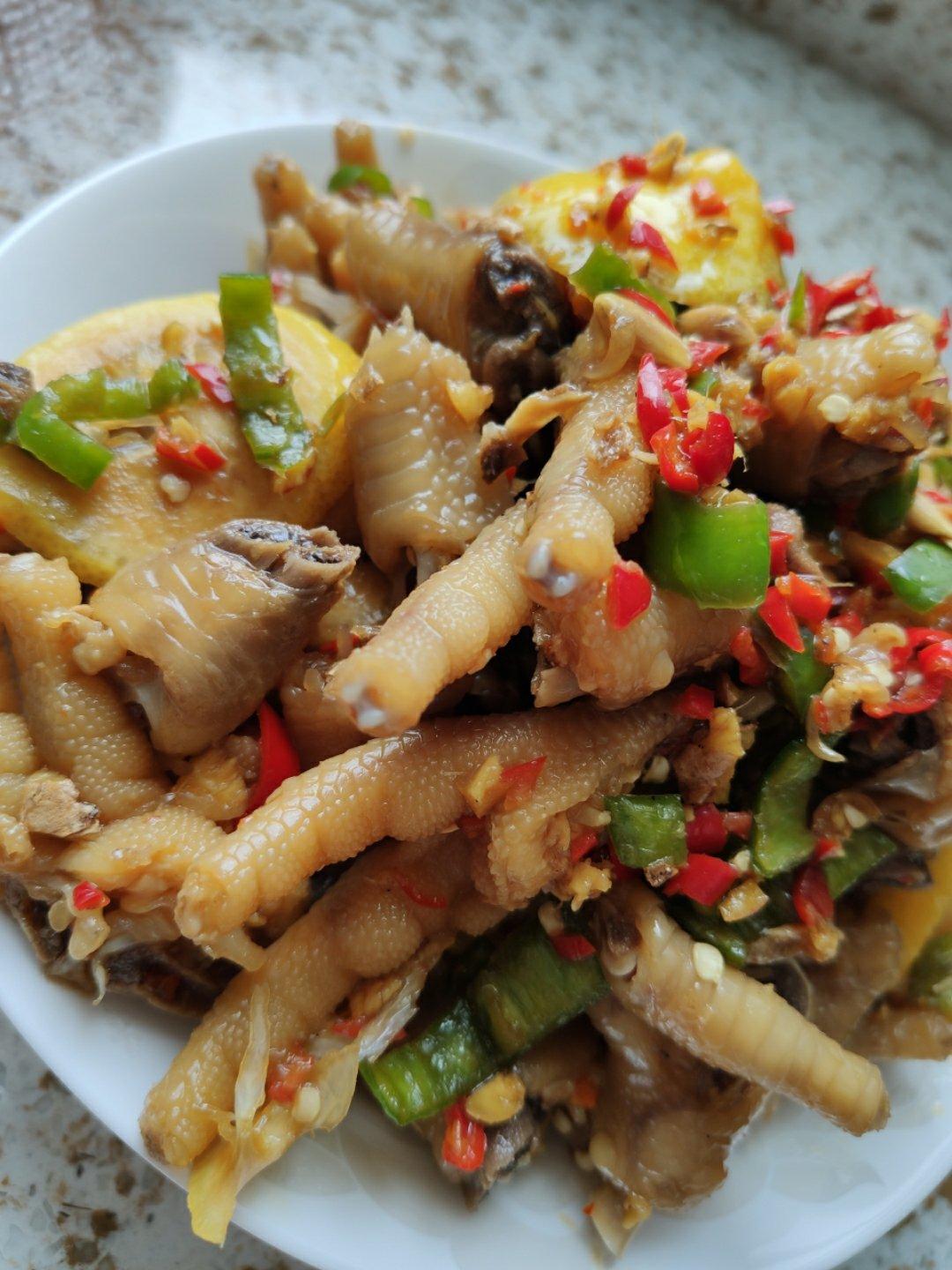 抖音网红百香果柠檬凤爪