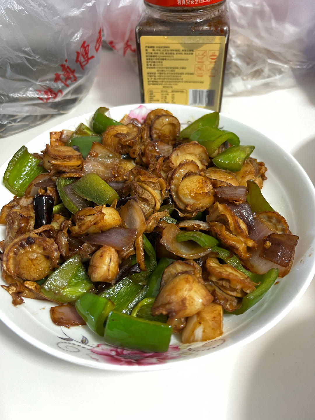 家常小炒扇贝肉