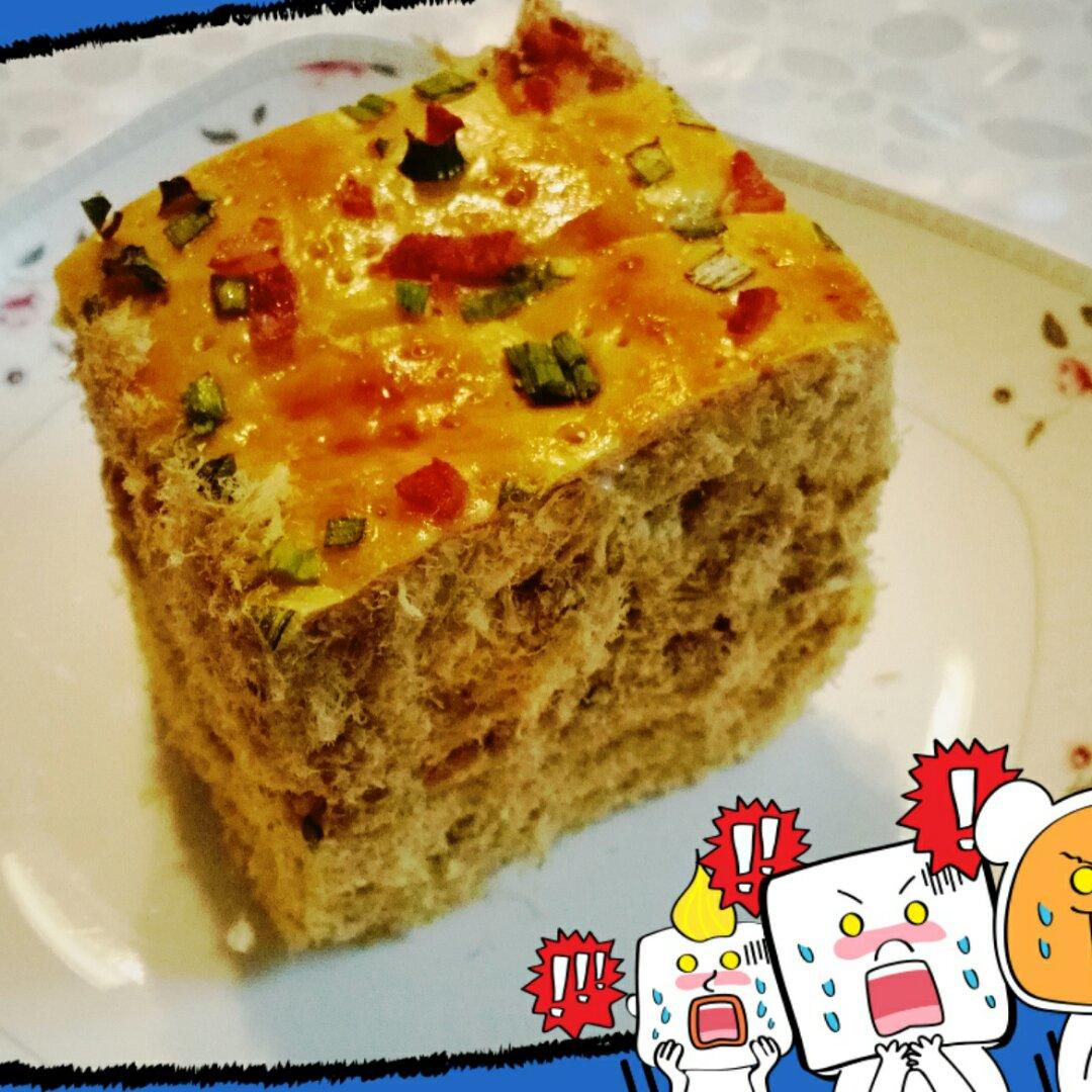 香葱肉松面包