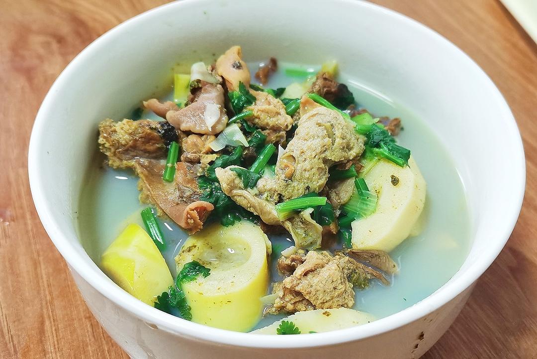 春笋河蚌汤（低脂管饱）