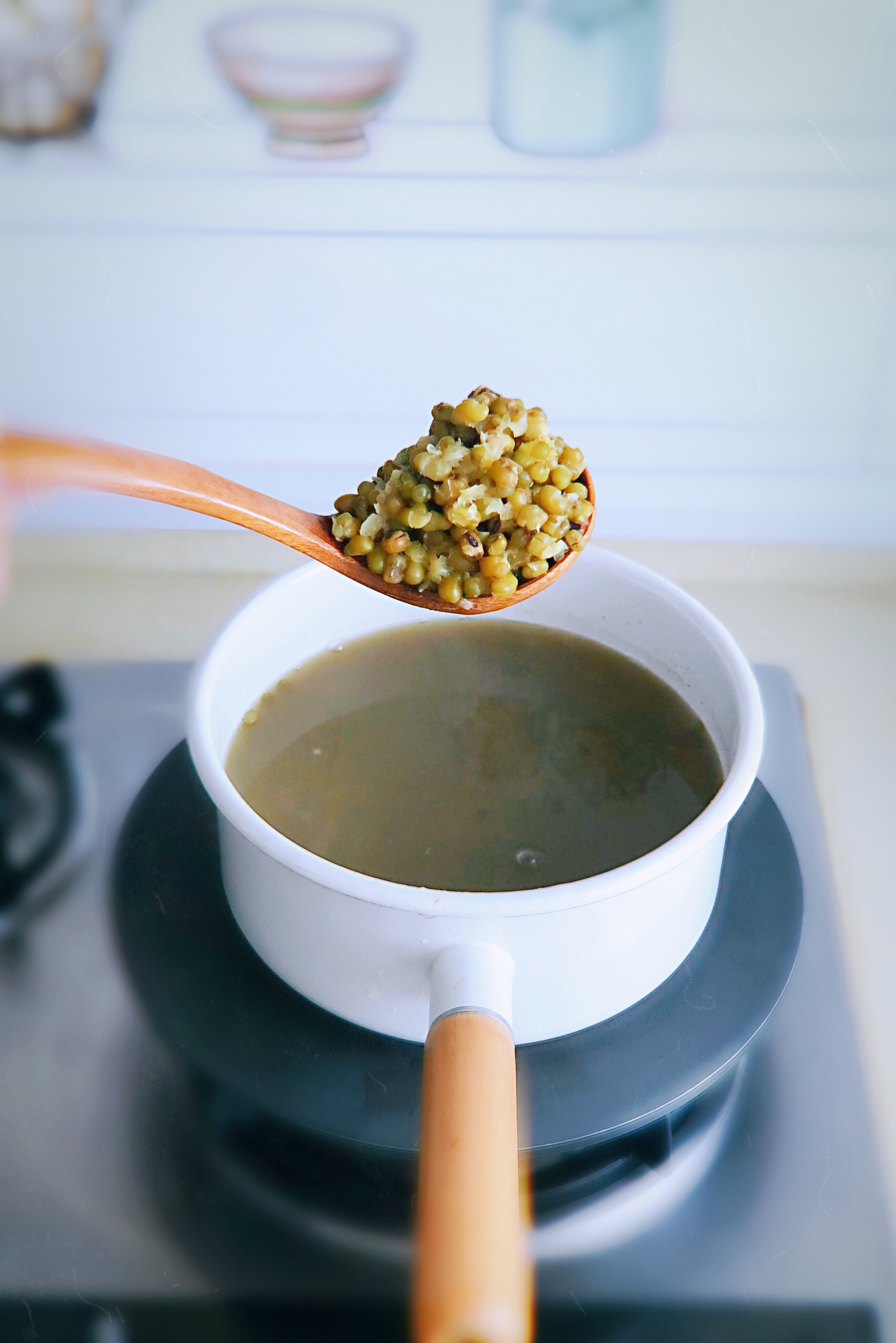 沙沙的绿豆汤的做法