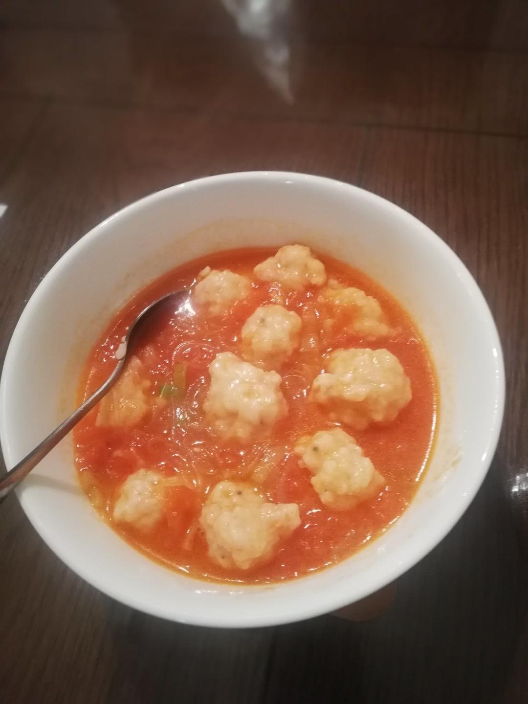 番茄虾滑汤  宝宝辅食天天学