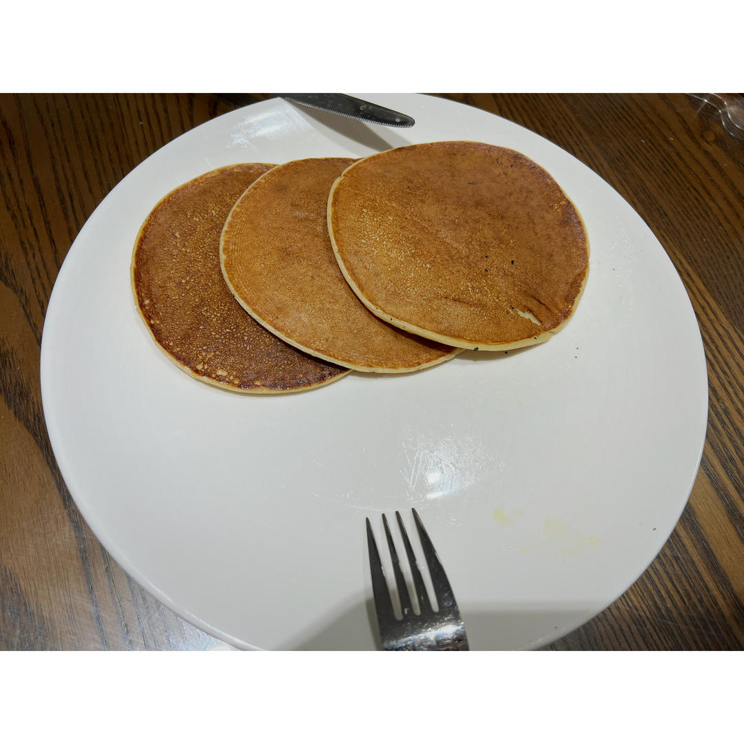 香蕉松饼（无油无糖快手早餐）