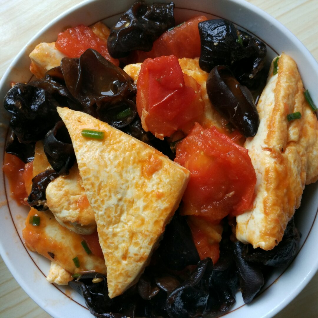 西红柿烧豆腐