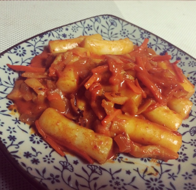 韩式辣炒年糕（or网红芝士套路之芝心年糕）