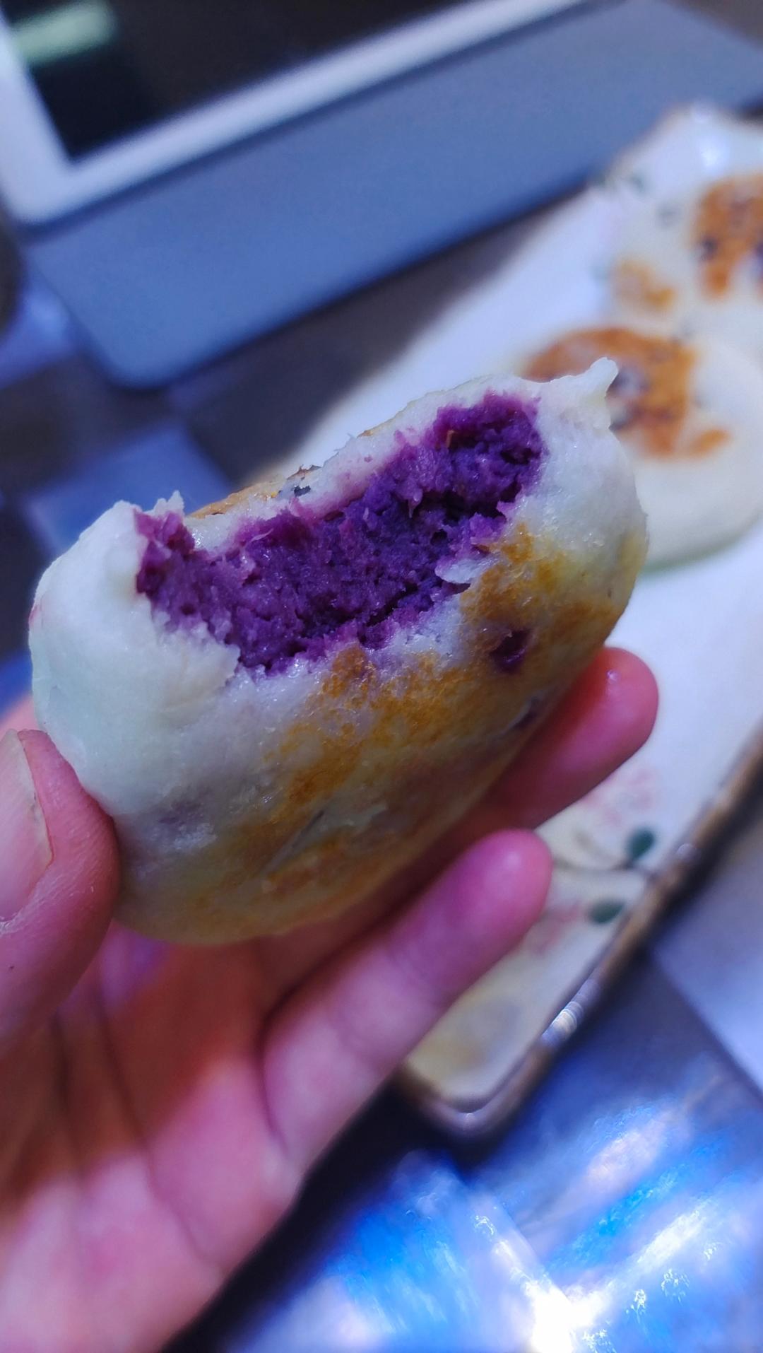 山药紫薯饼—快手早餐