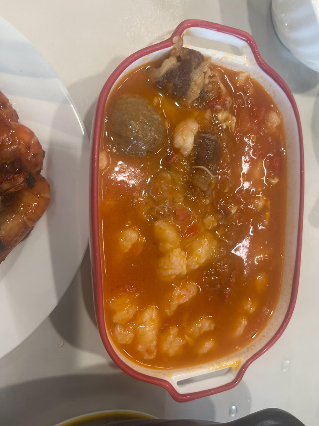 番茄虾滑