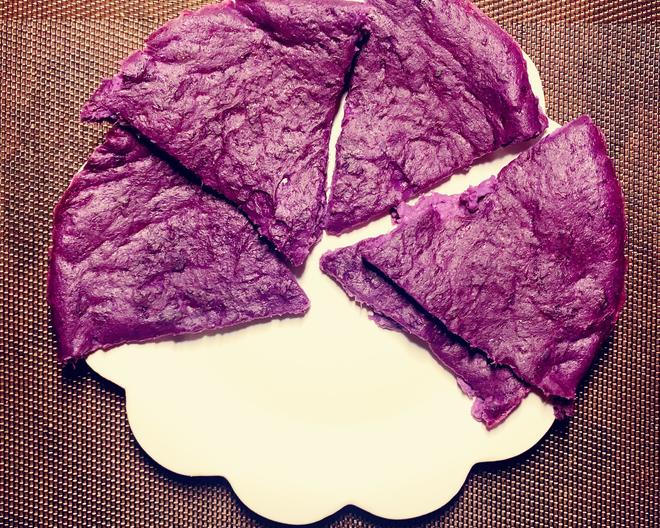 减肥通畅助手-快手无需打发洋车前子壳粉版紫薯蛋糕一片只有35大卡的做法