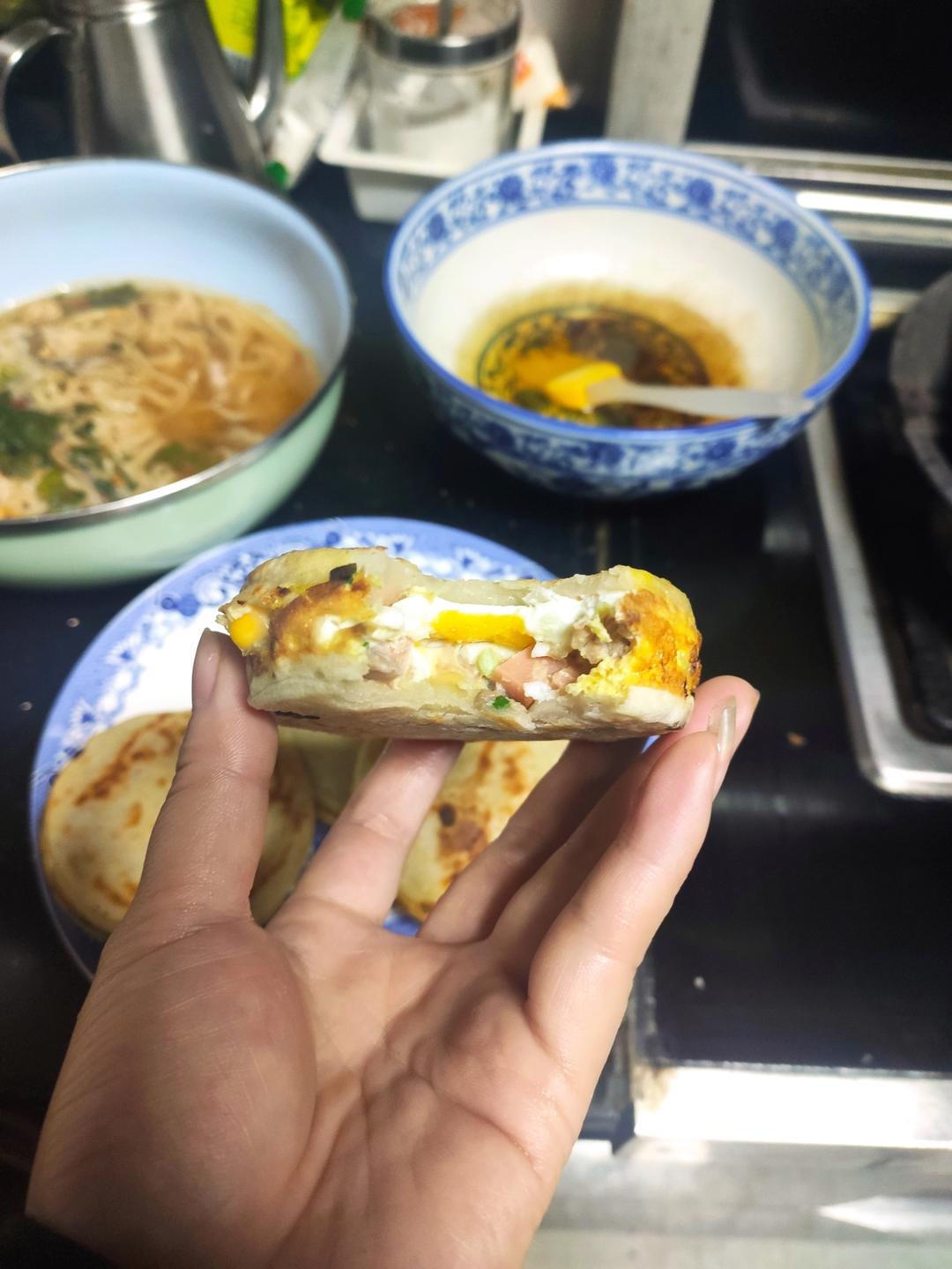 鸡蛋汉堡（蛋堡）鸡蛋饼