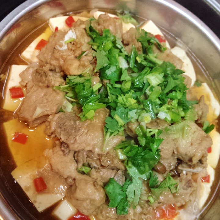 排骨蒸豆腐