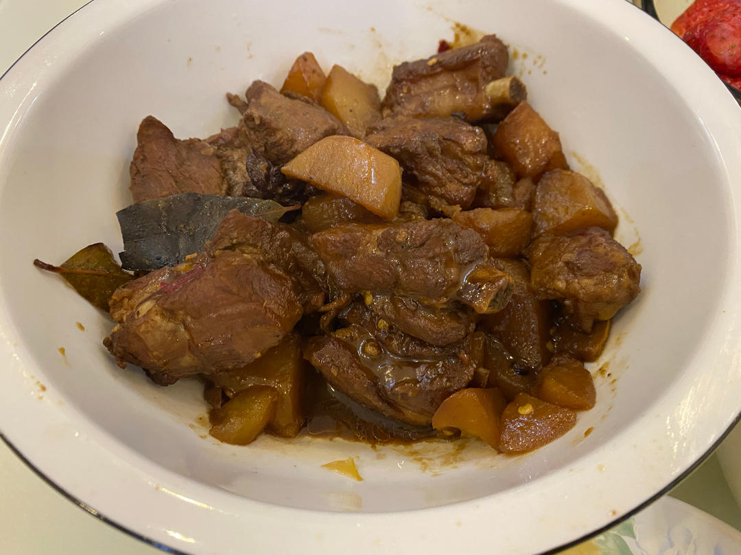 土豆炖排骨