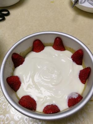 好吃易做的酸奶草莓慕斯蛋糕的做法 步骤11