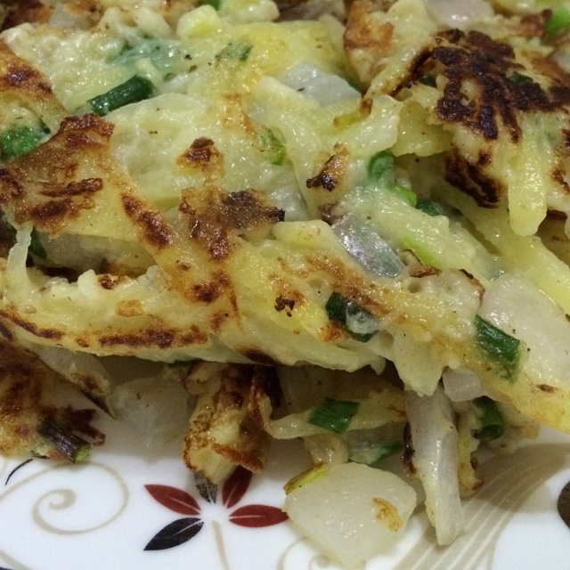 土豆洋葱煎饼