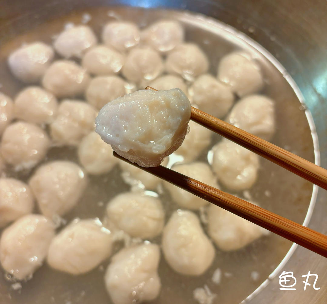 只有鱼肉的手工鱼丸