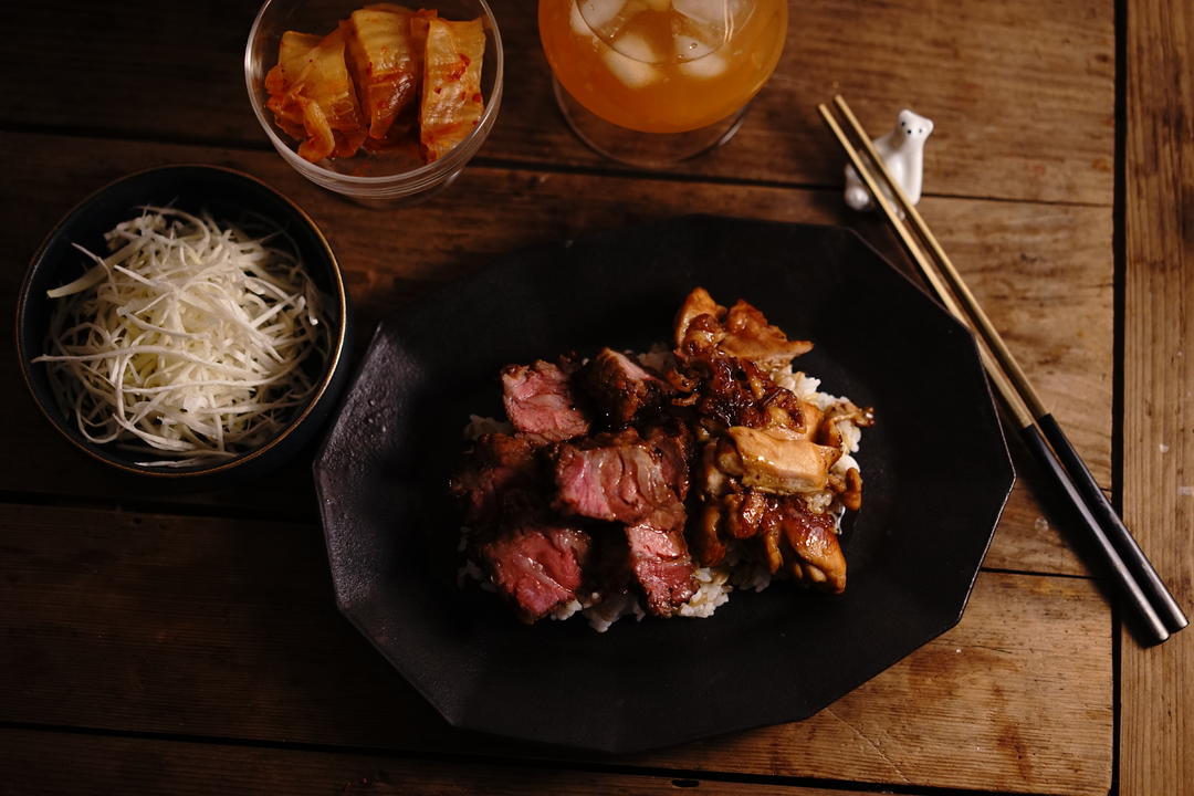 烤牛肋条&发芽谷物米饭的做法